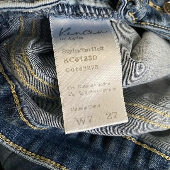 KanCan High Waisted Ripped Skinny Ankle Jeans Women's Size 7 / 27 Waist - Picture 8 of 9